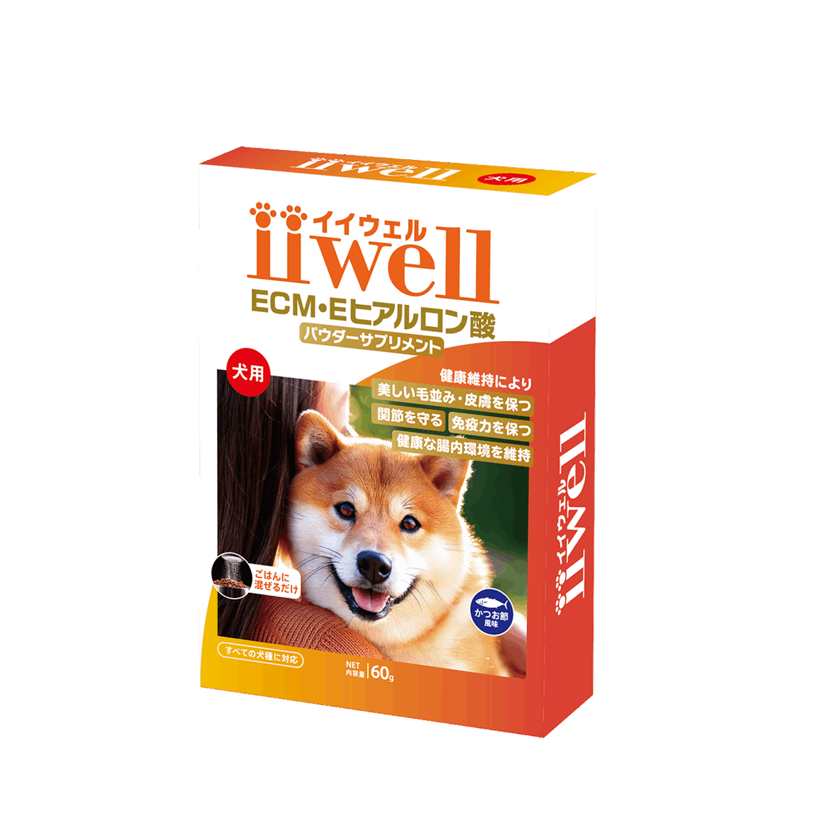 iiwell ECM・Eヒアルロン酸 パウダーサプリメントのパッケージ写真