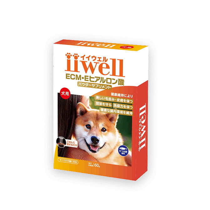 iiwell ECM・Eヒアルロン酸 パウダーサプリメントのパッケージ写真